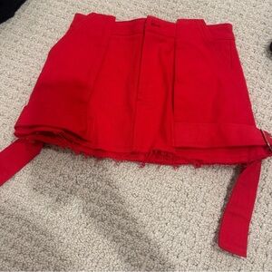 Finesse Vibrant Red Skirt